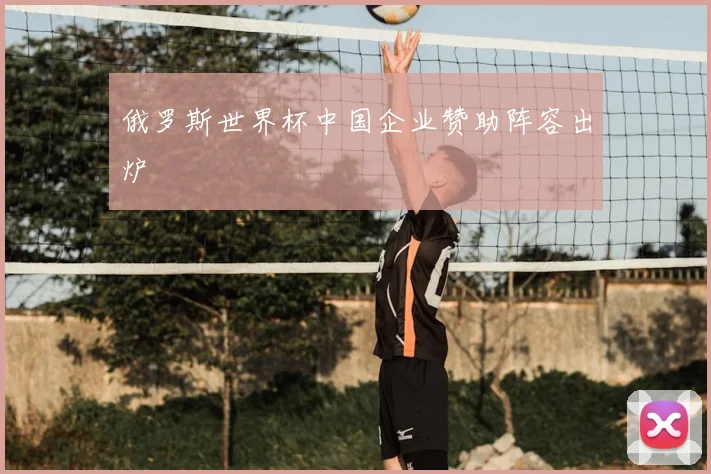 俄罗斯世界杯中国企业赞助阵容出炉