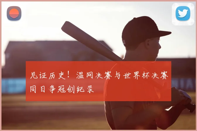 见证历史!温网决赛与世界杯决赛同日争冠创纪录